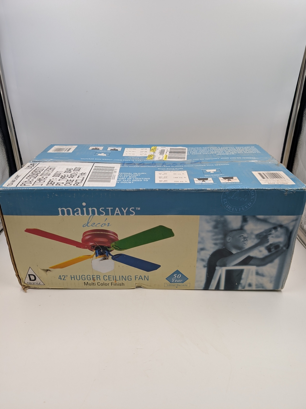 Mainstays Kids Multi-Color 42" Hugger Ceiling Fan